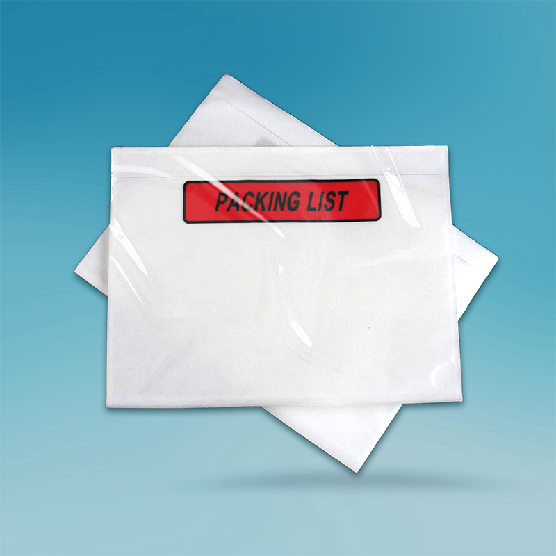 How can the transparent and visible characteristics of self-adhesive bags provide efficient and convenient management of items?